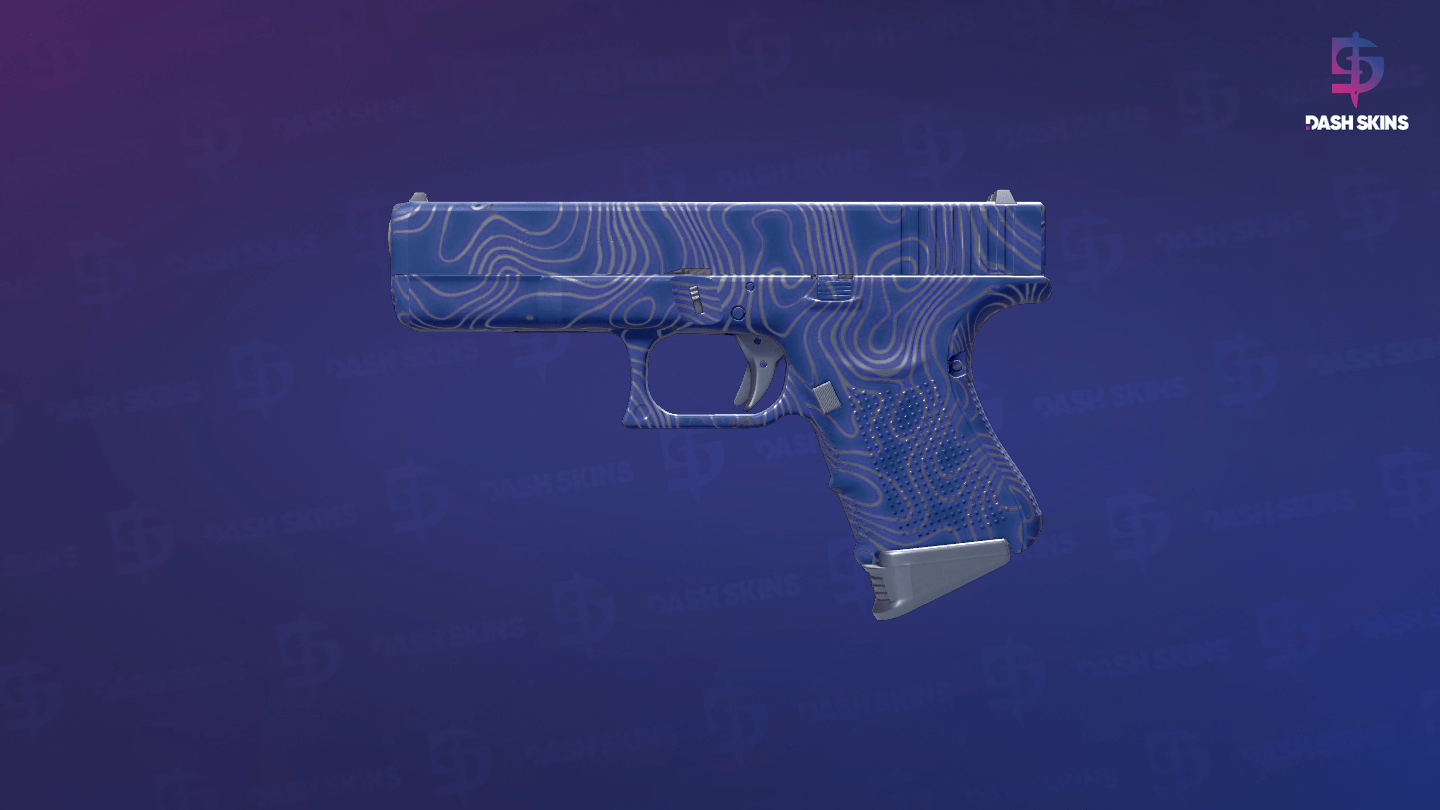 Glock-18 | Ocean Topo (Factory New) Screenshot Playside