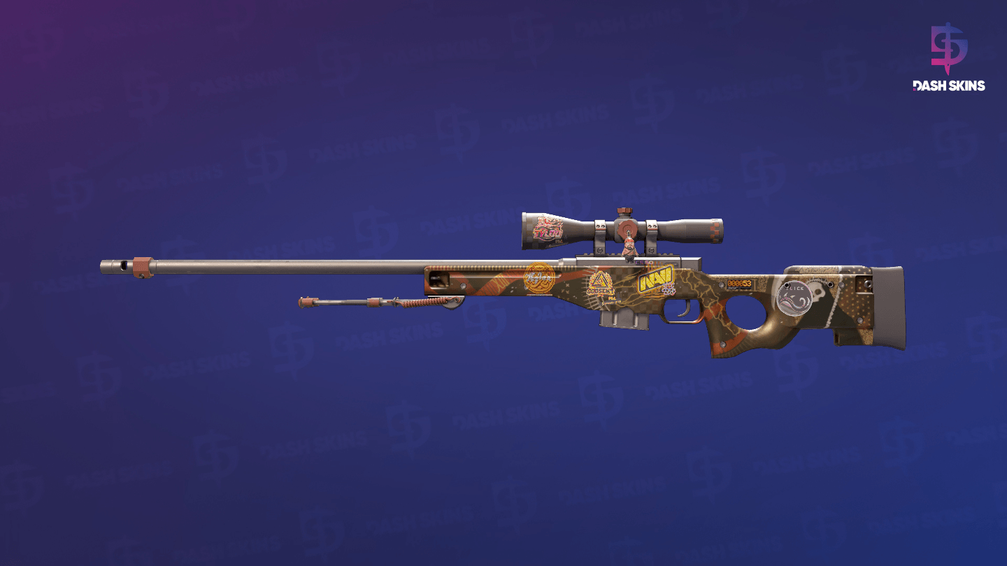 StatTrak™ AWP | Mortis (Minimal Wear) Screenshot Playside