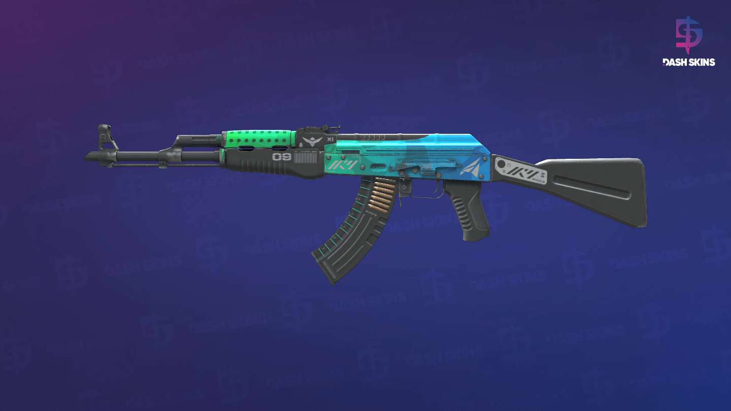 AK-47 | Ice Coaled (Field-Tested) Screenshot Playside