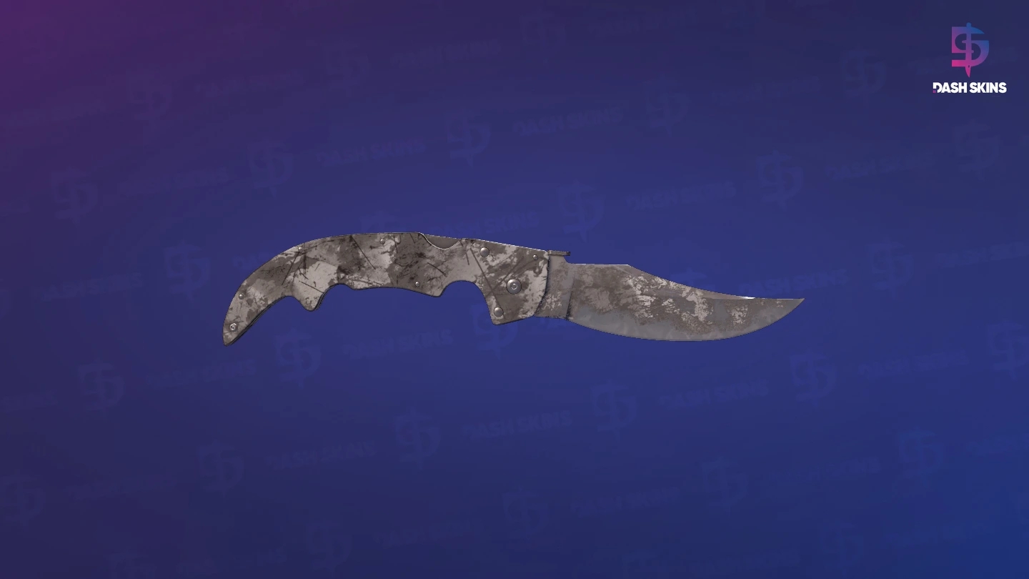 ★ Falchion Knife | Urban Masked (Battle-Scarred) Screenshot Playside
