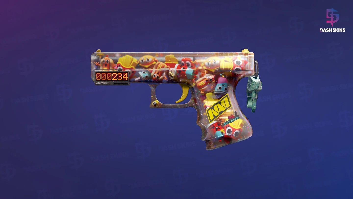 StatTrak™ Glock-18 | Snack Attack (Field-Tested) Screenshot Playside