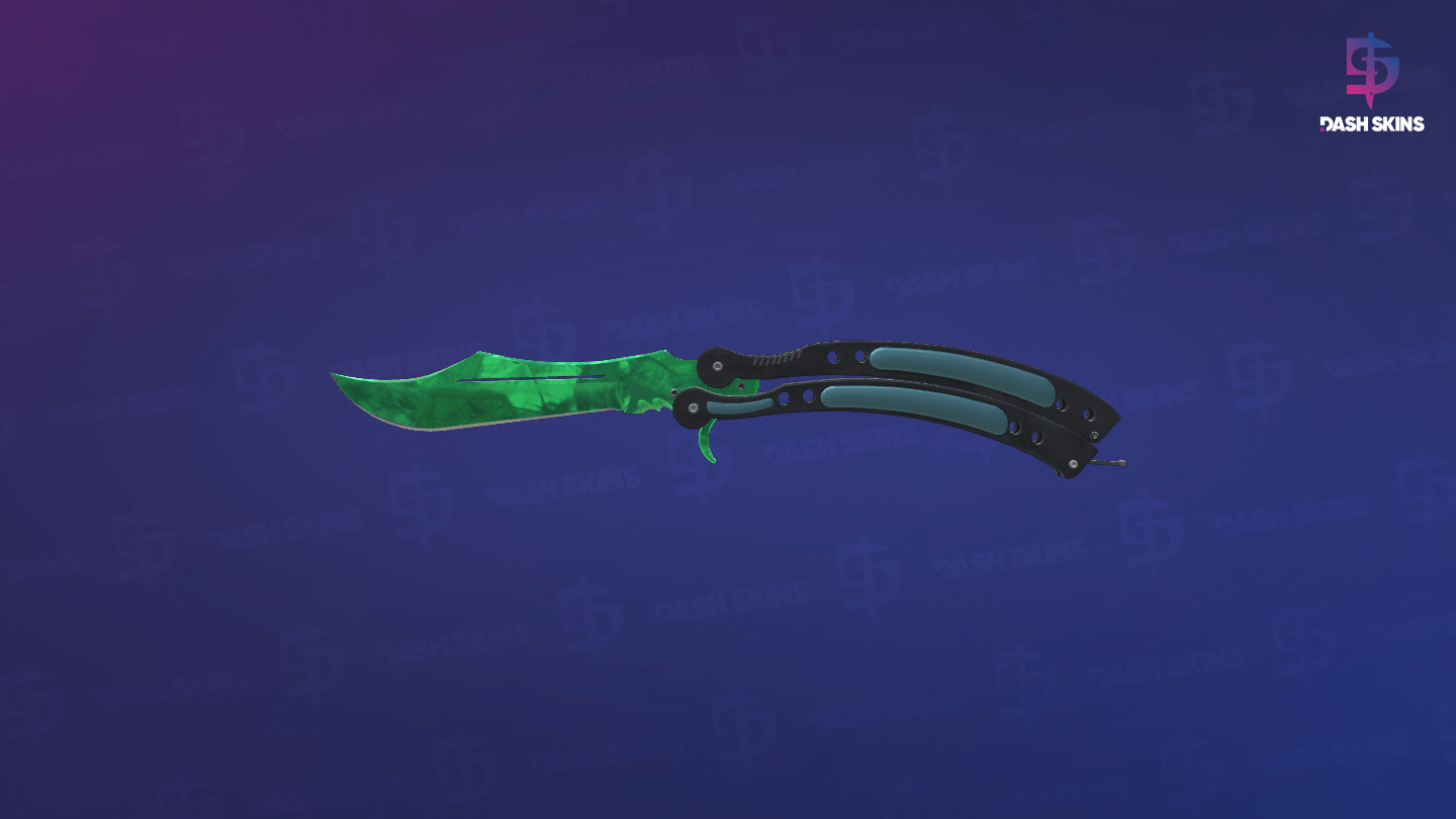 ★ Butterfly Knife | Gamma Doppler (Minimal Wear) - Emerald Screenshot Playside