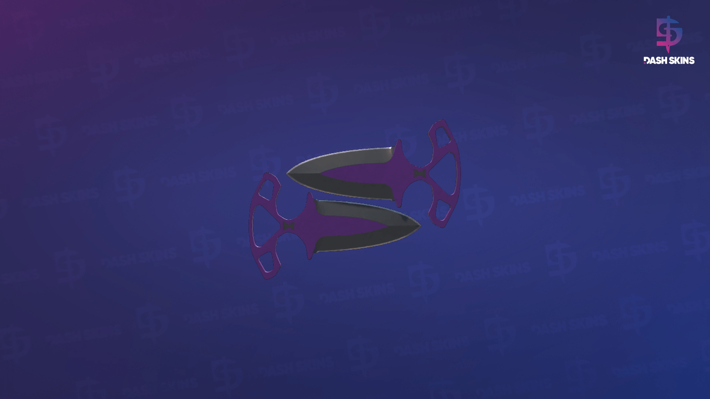 ★ Shadow Daggers | Ultraviolet (Minimal Wear) Screenshot Playside