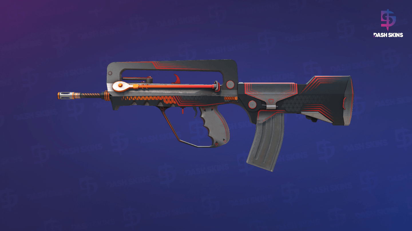 StatTrak™ FAMAS | Valence (Field-Tested) Screenshot Playside