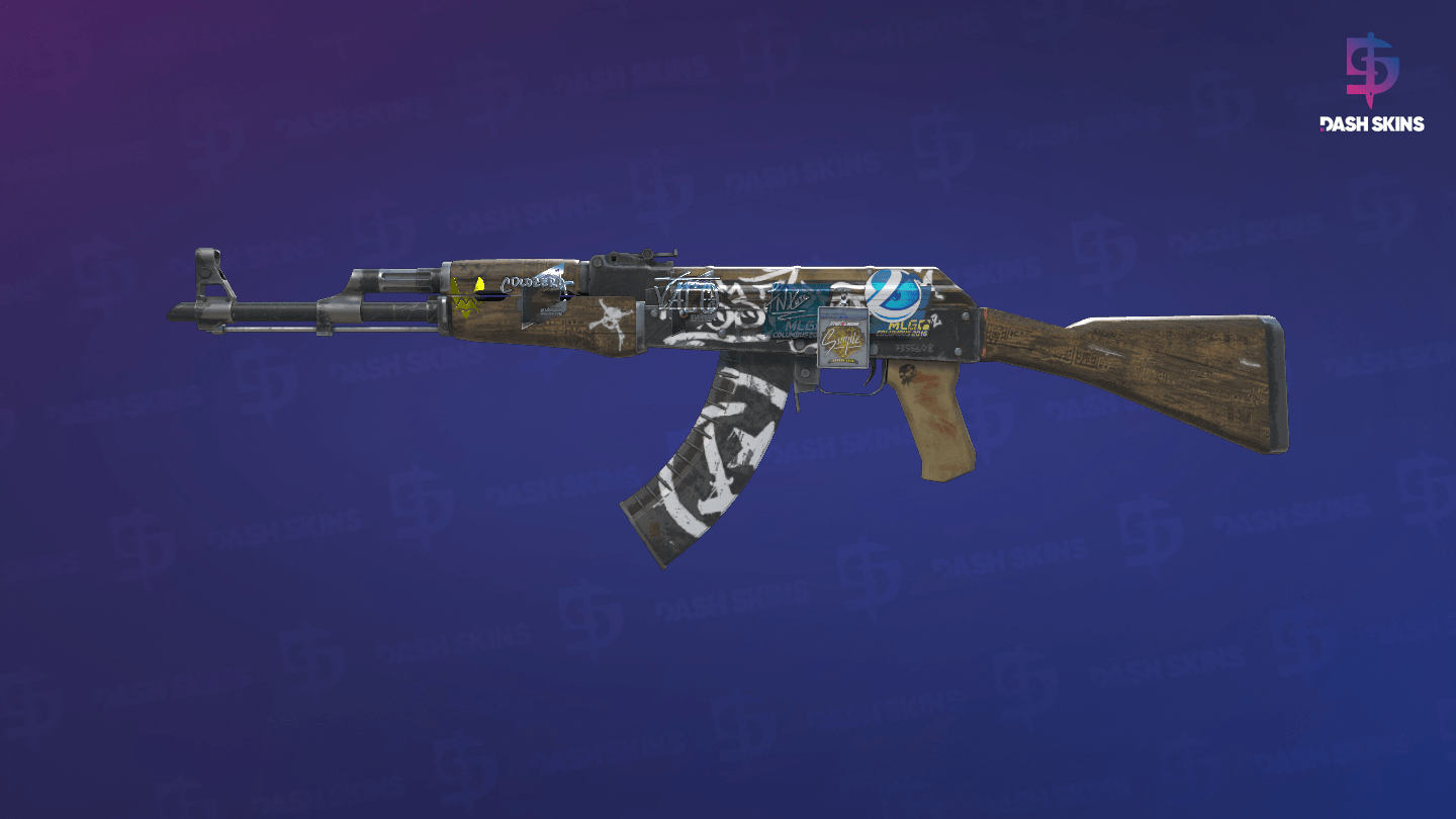 AK-47 | Wasteland Rebel (Field-Tested) Screenshot Playside