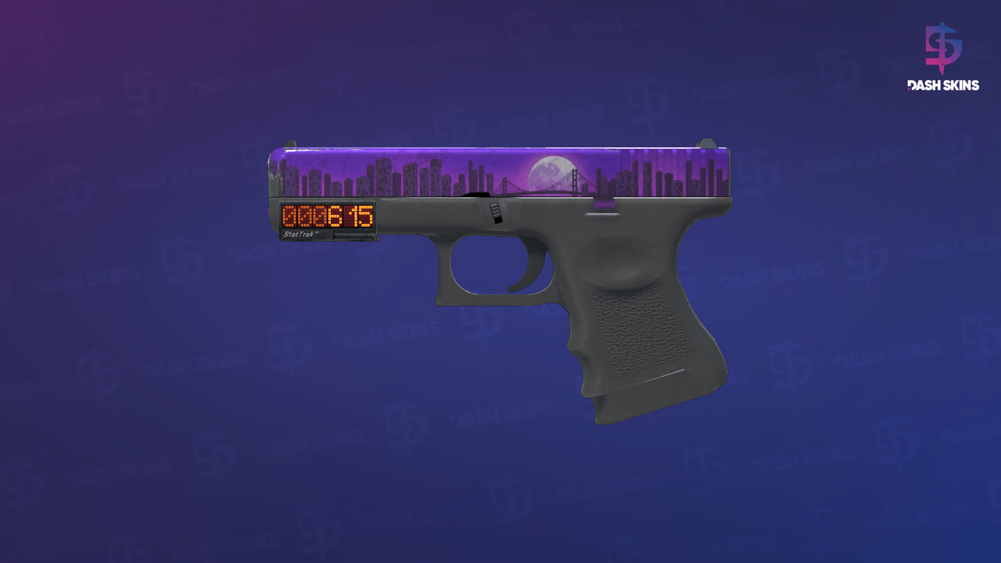 StatTrak™ Glock-18 | Moonrise (Field-Tested) Screenshot Playside