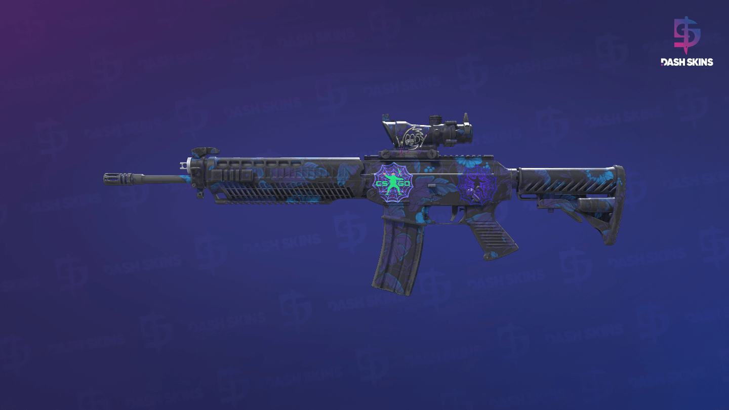 SG 553 | Aloha (Field-Tested) Screenshot Playside