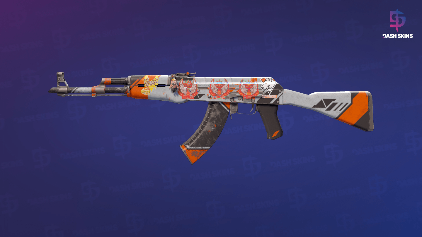 AK-47 | Asiimov (Battle-Scarred) Screenshot Playside