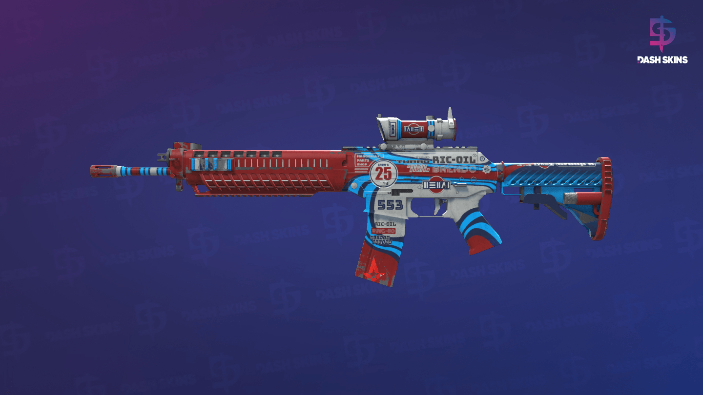 SG 553 | Integrale (Well-Worn) Screenshot Playside