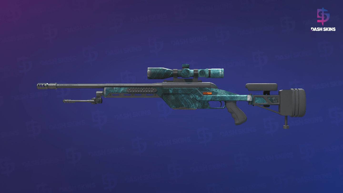 StatTrak™ SSG 08 | Abyss (Battle-Scarred) Screenshot Playside