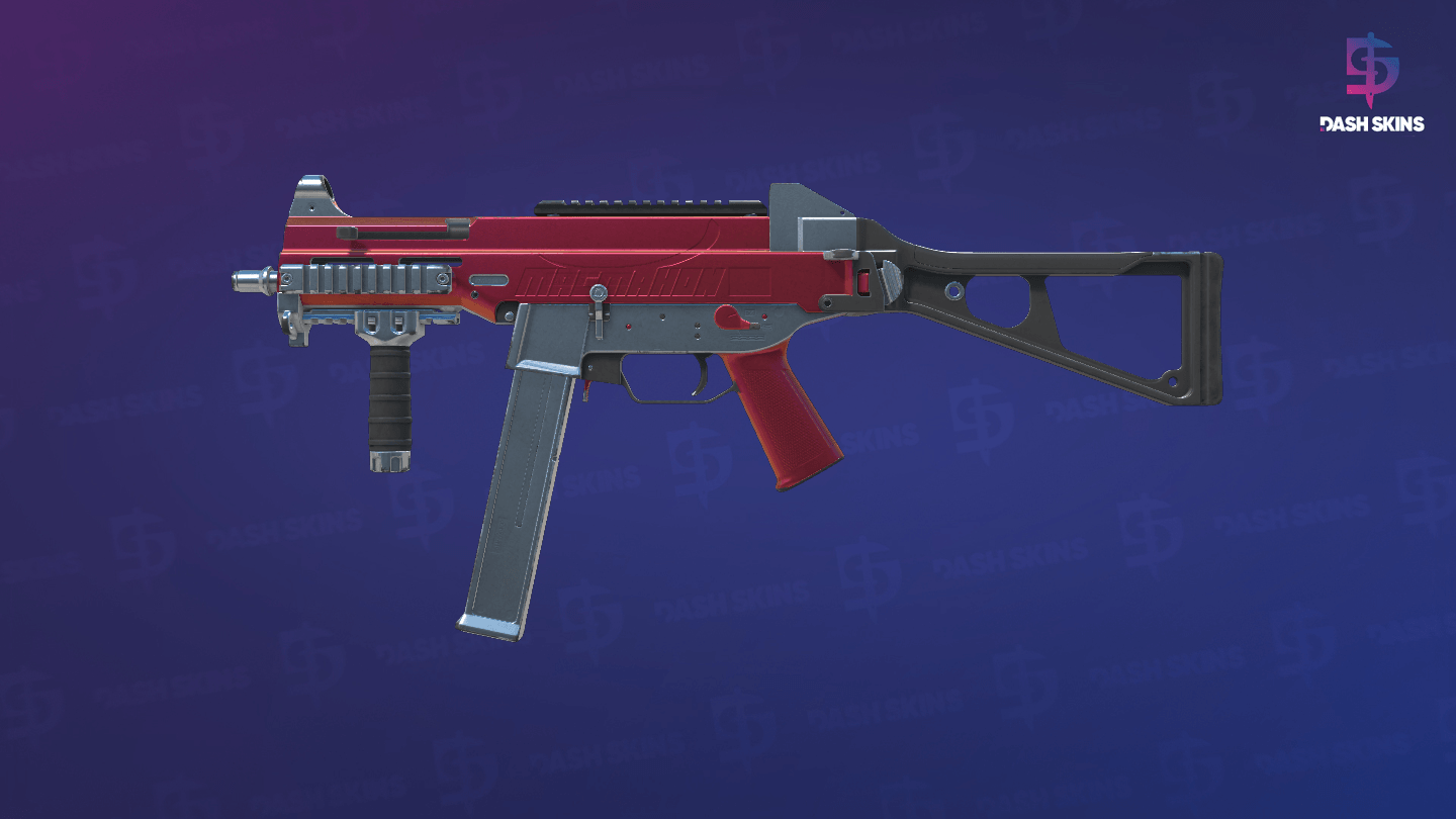 UMP-45 | Crimson Foil (Field-Tested) Screenshot Playside