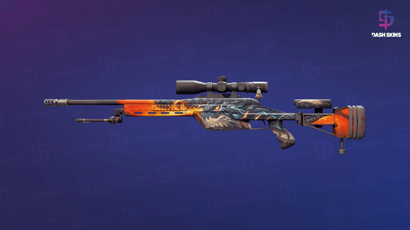 SSG 08 | Dragonfire (Factory New) Screenshot Playside