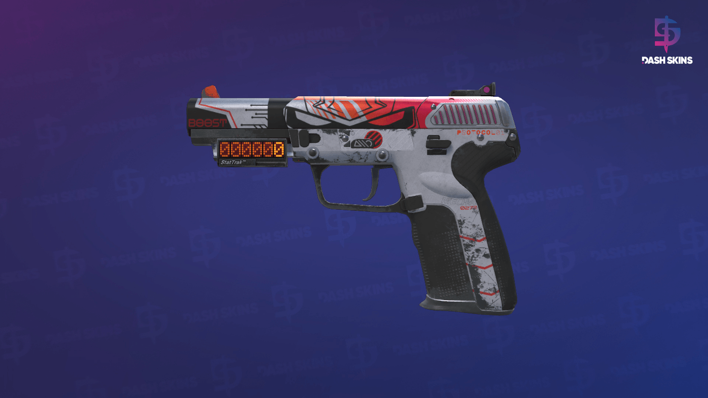 StatTrak™ Five-SeveN | Boost Protocol (Field-Tested) Screenshot Playside
