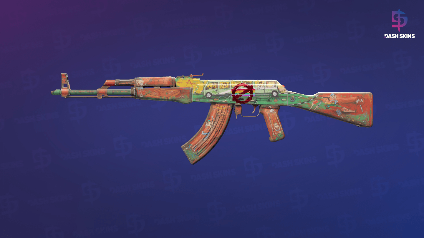 AK-47 | The Outsiders (Minimal Wear) Screenshot Playside