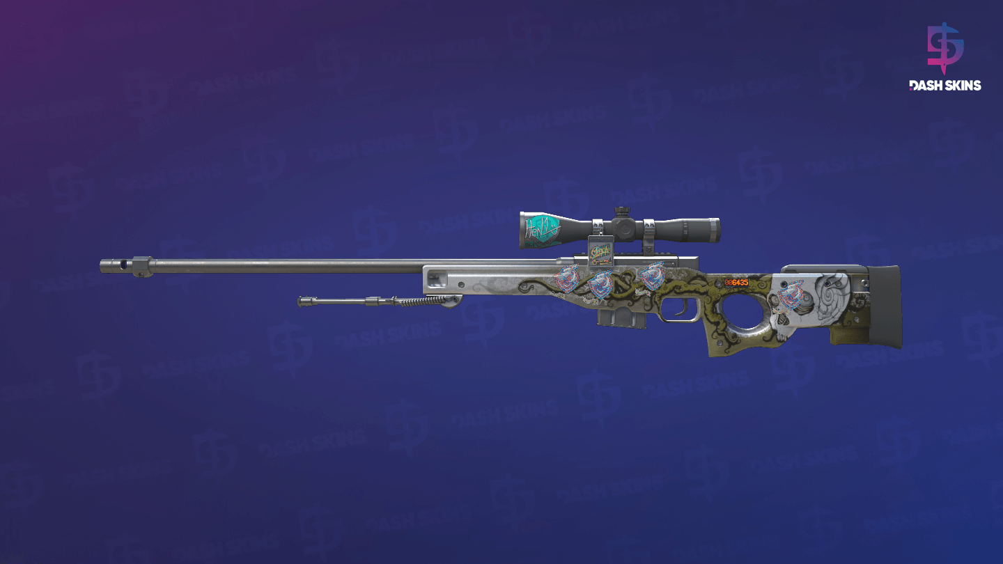 StatTrak™ AWP | Worm God (Factory New) Screenshot Playside