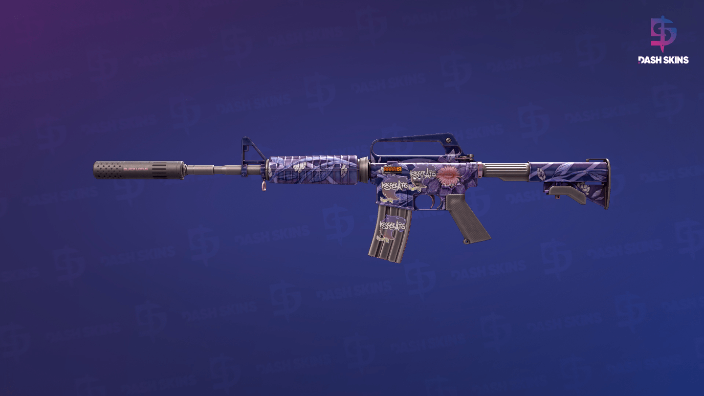 StatTrak™ M4A1-S | Black Lotus (Field-Tested) Screenshot Playside