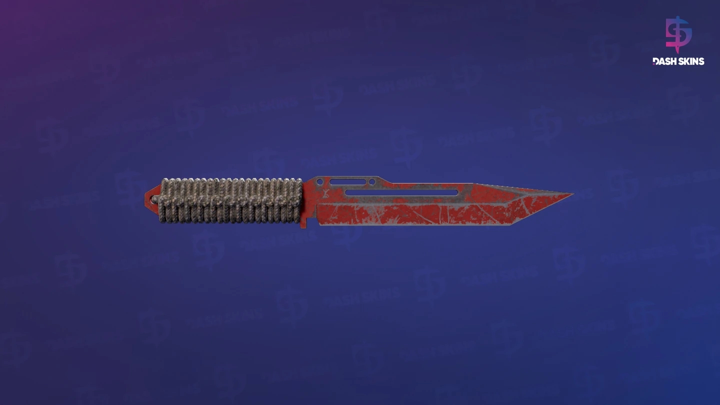 ★ Paracord Knife | Crimson Web (Battle-Scarred) Screenshot Playside