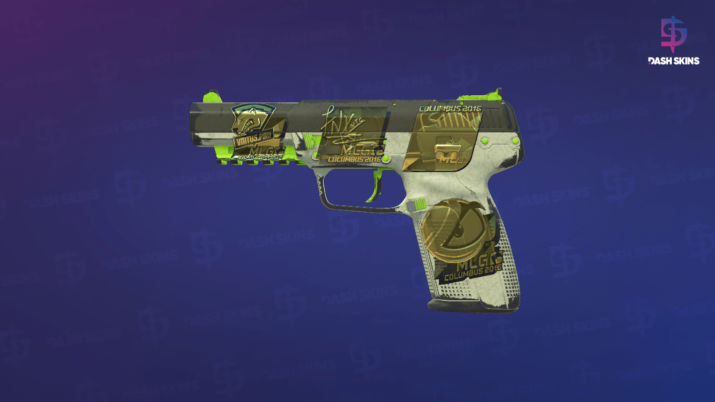 Souvenir Five-SeveN | Hot Shot (Well-Worn) Screenshot Playside