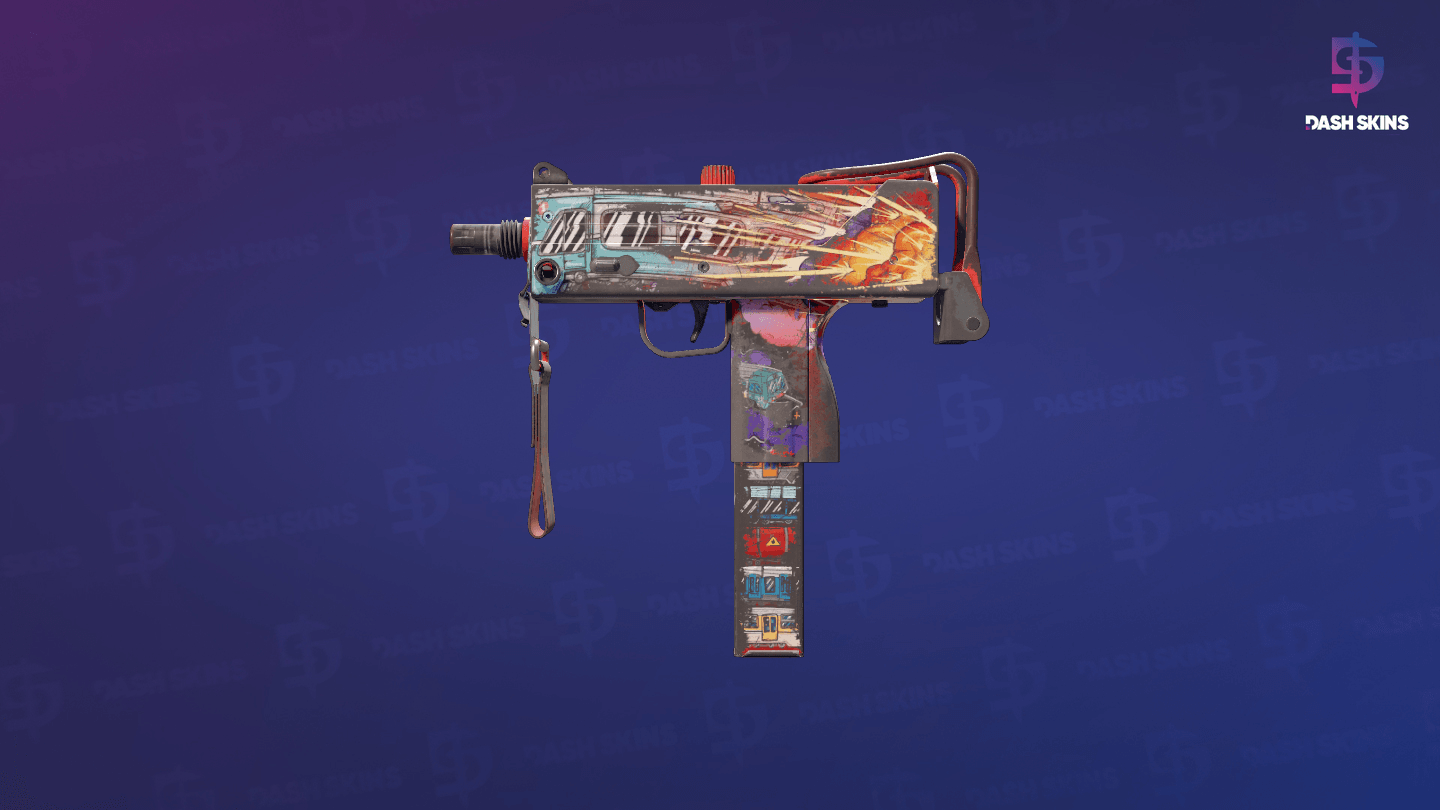MAC-10 | Derailment (Battle-Scarred) Screenshot Playside