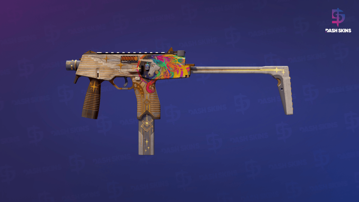 StatTrak™ MP9 | Starlight Protector (Battle-Scarred) Screenshot Playside