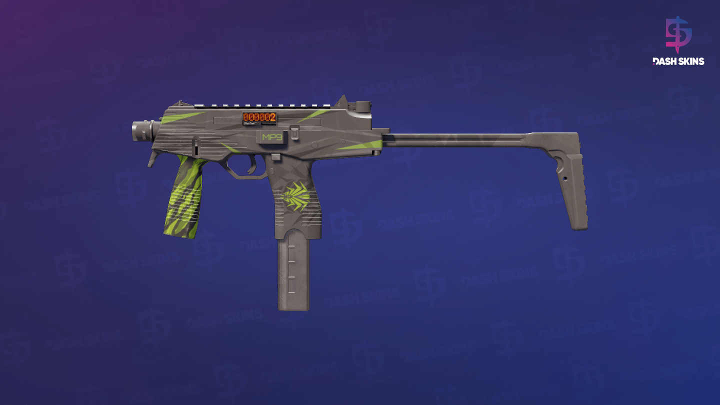 StatTrak™ MP9 | Deadly Poison (Well-Worn) Screenshot Playside