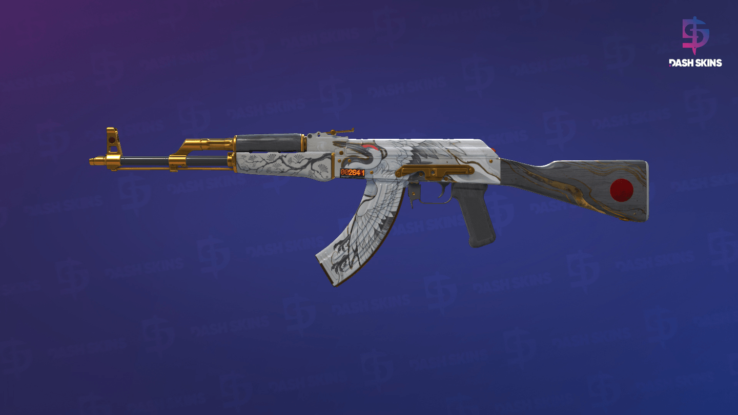 StatTrak™ AK-47 | Crane Flight (Minimal Wear) Screenshot Playside