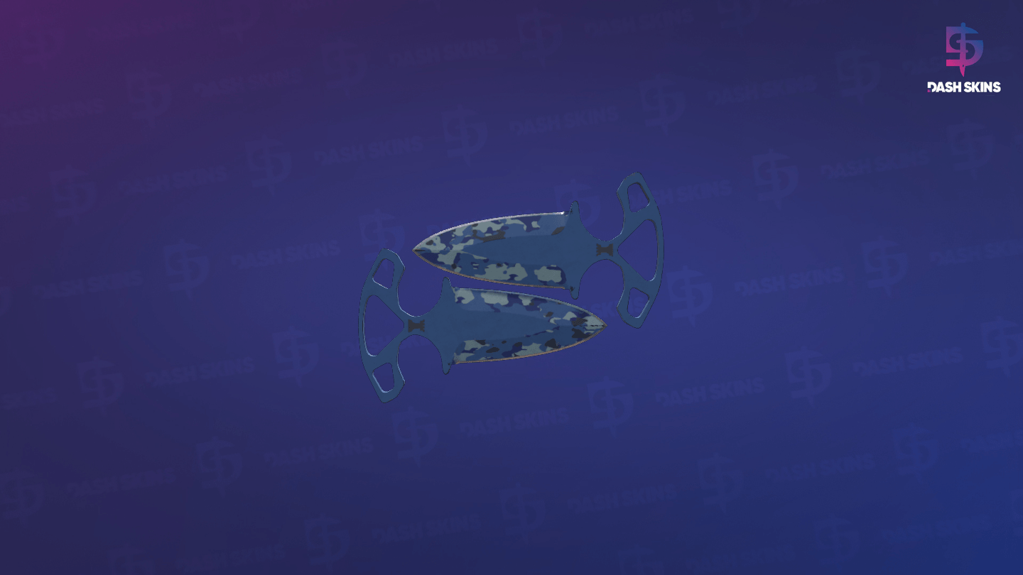 ★ Shadow Daggers | Bright Water (Field-Tested) Screenshot Playside