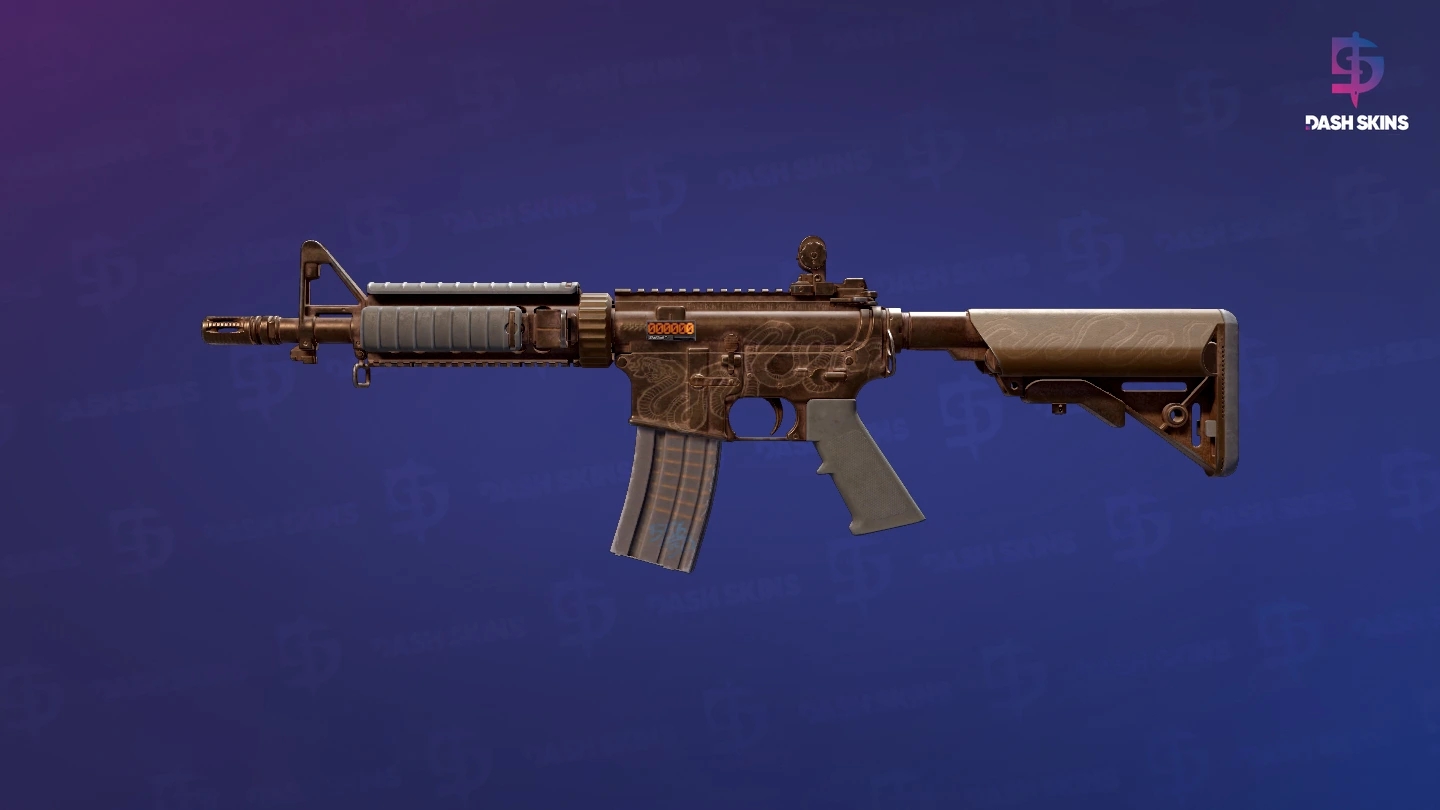 StatTrak™ M4A4 | Etch Lord (Battle-Scarred) Screenshot Playside