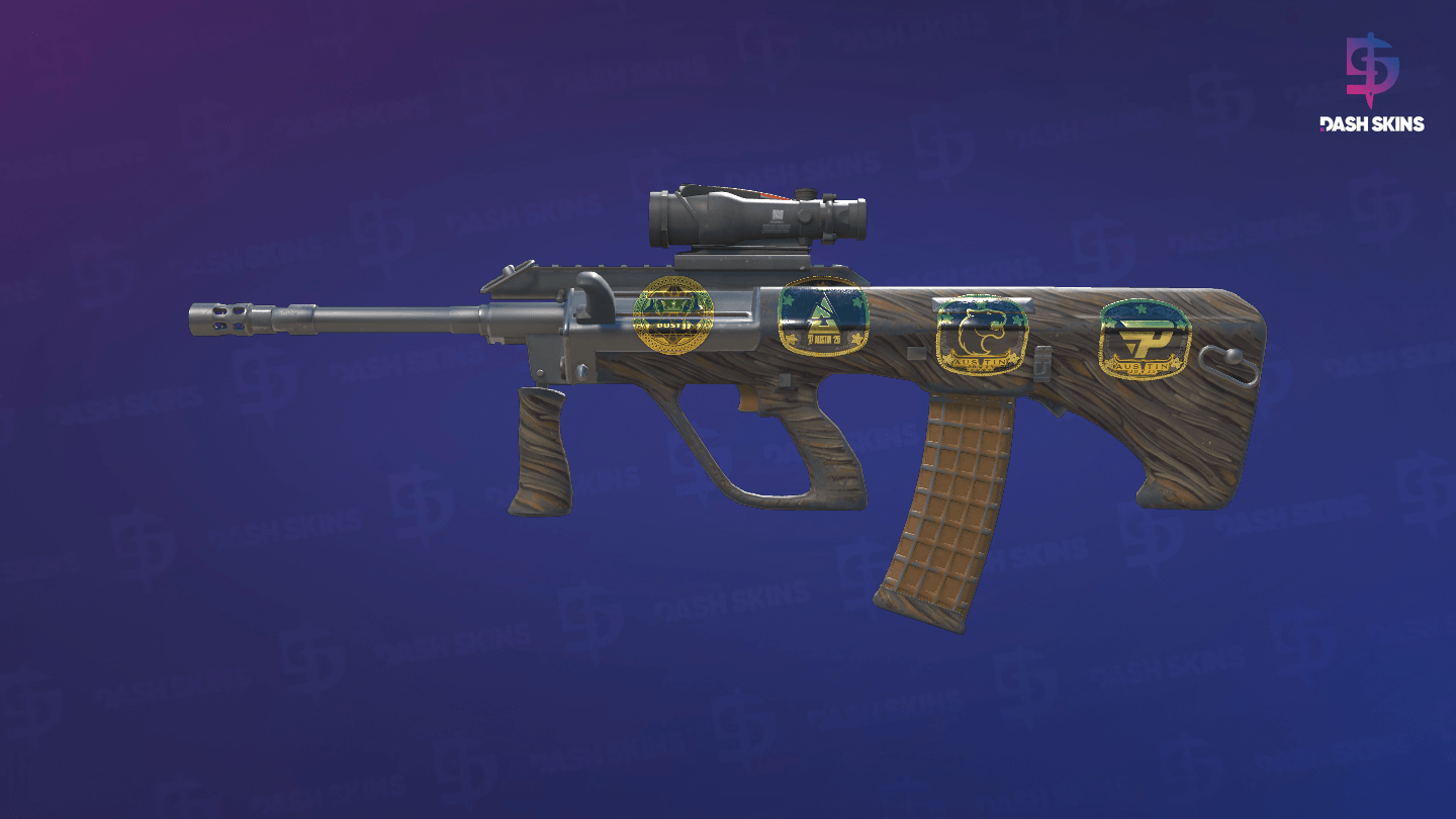 Souvenir AUG | Spalted Wood (Field-Tested) Screenshot Playside