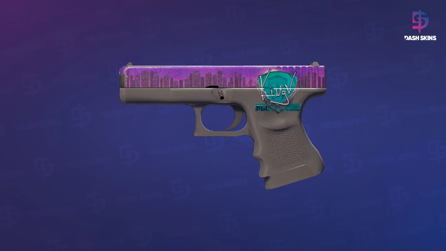 Glock-18 | Moonrise (Well-Worn) Screenshot Playside