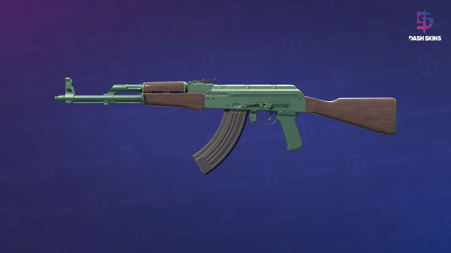 AK-47 | Wintergreen (Minimal Wear) Screenshot Playside