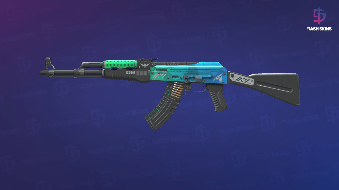 AK-47 | Ice Coaled (Field-Tested) Screenshot Playside