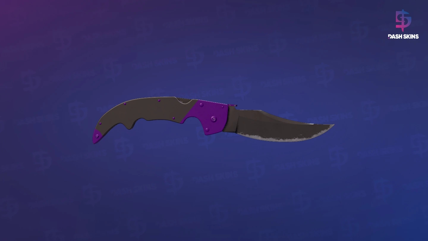 ★ Falchion Knife | Ultraviolet (Field-Tested) Screenshot Playside