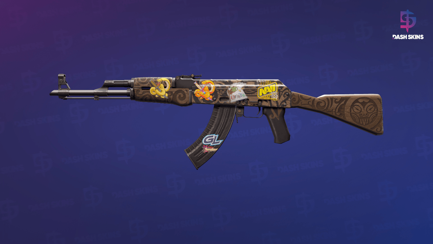 AK-47 | Uncharted (Minimal Wear) Screenshot Playside