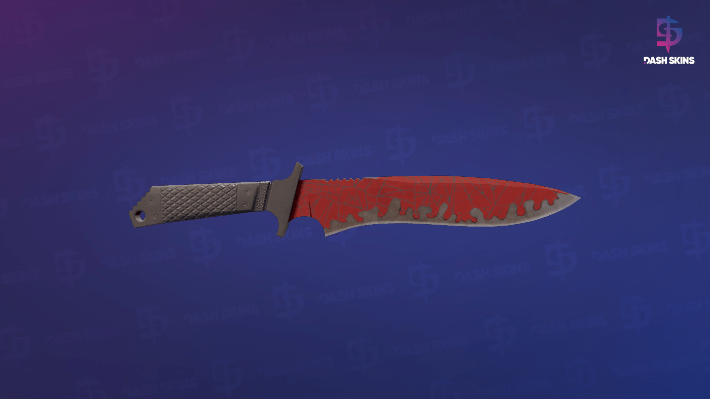 ★ Classic Knife | Crimson Web (Battle-Scarred) Screenshot Playside
