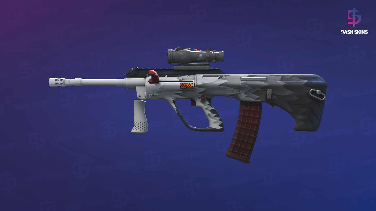 StatTrak™ AUG | Arctic Wolf (Minimal Wear) Screenshot Playside