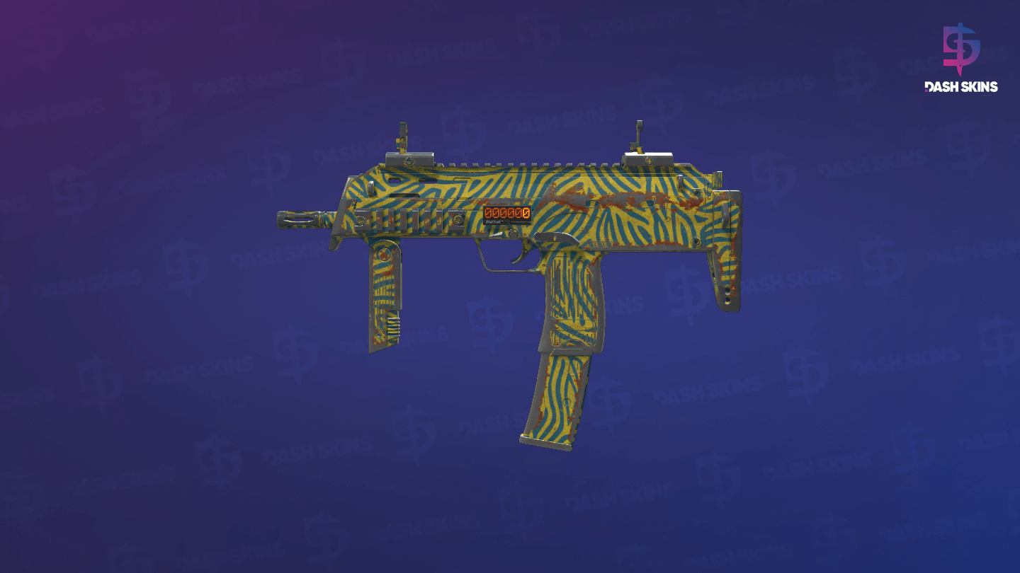 StatTrak™ MP7 | Akoben (Well-Worn) Screenshot Playside