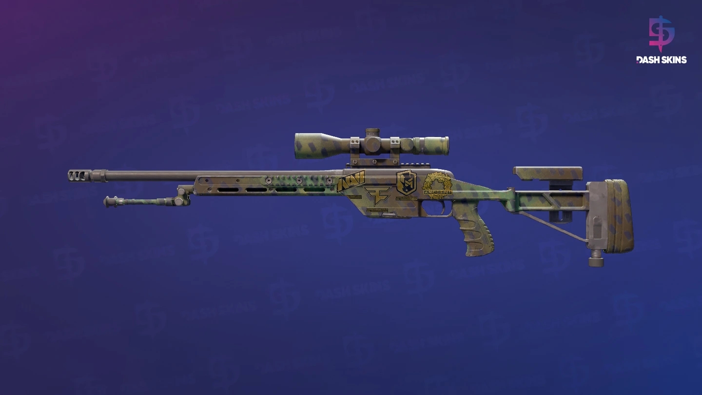 Souvenir SSG 08 | Jungle Dashed (Minimal Wear) Screenshot Playside