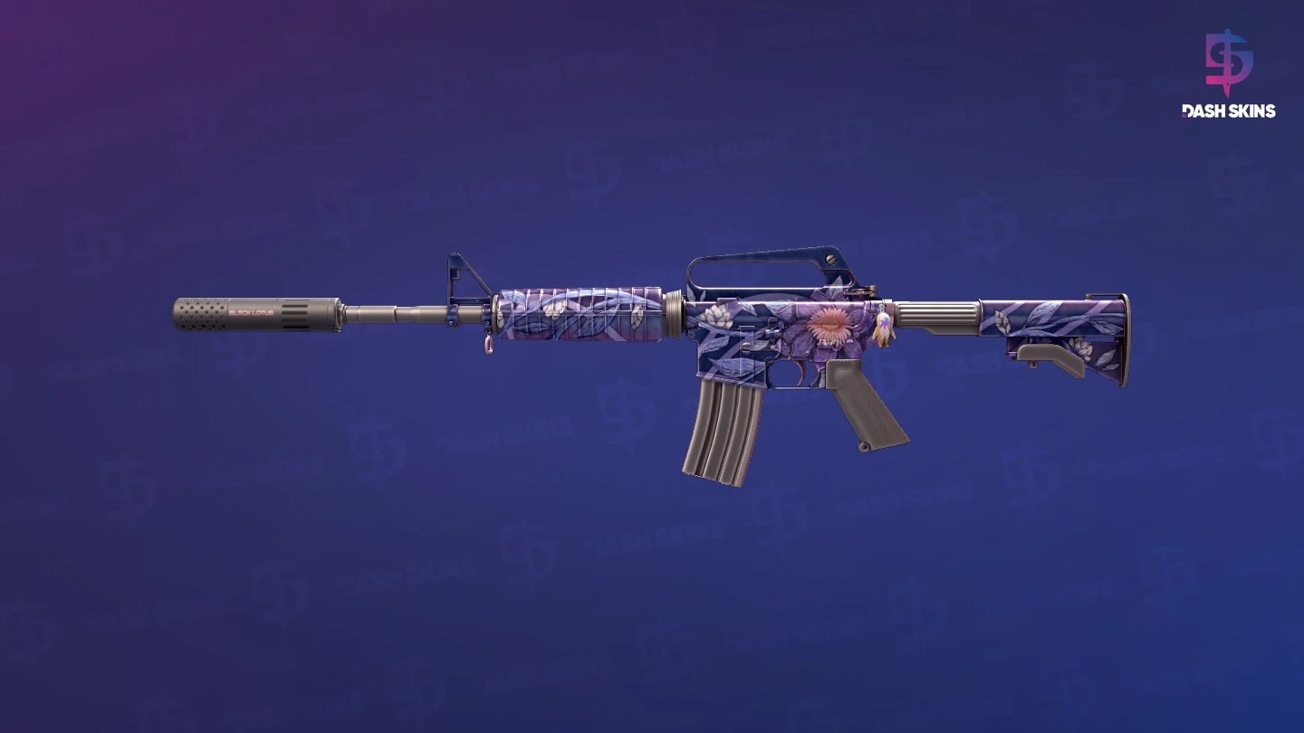 M4A1-S | Black Lotus (Minimal Wear) Screenshot Playside