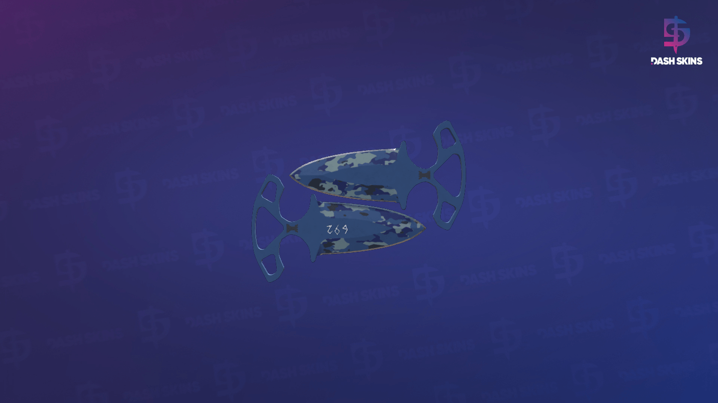 ★ StatTrak™ Shadow Daggers | Bright Water (Factory New) Screenshot Playside