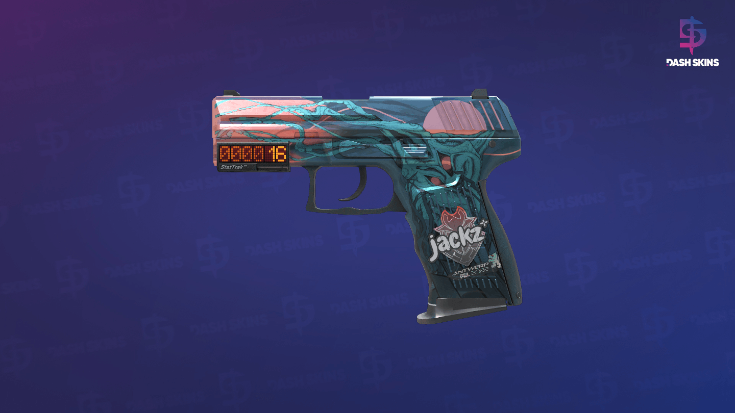 StatTrak™ P2000 | Gnarled (Minimal Wear) Screenshot Playside