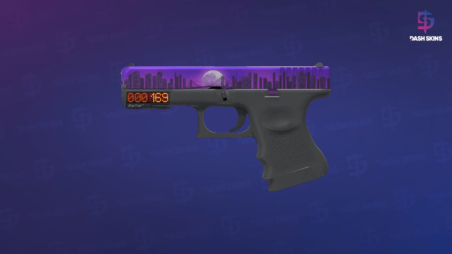 StatTrak™ Glock-18 | Moonrise (Factory New) Screenshot Playside