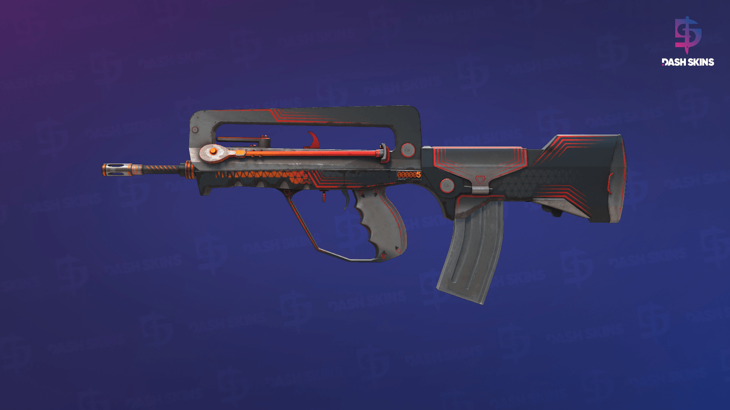 StatTrak™ FAMAS | Valence (Battle-Scarred) Screenshot Playside
