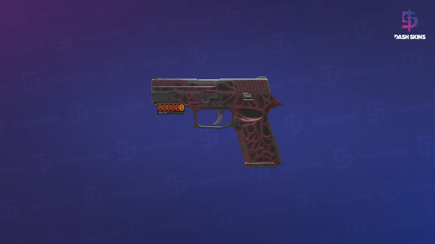 StatTrak™ P250 | Contaminant (Well-Worn) Screenshot Playside