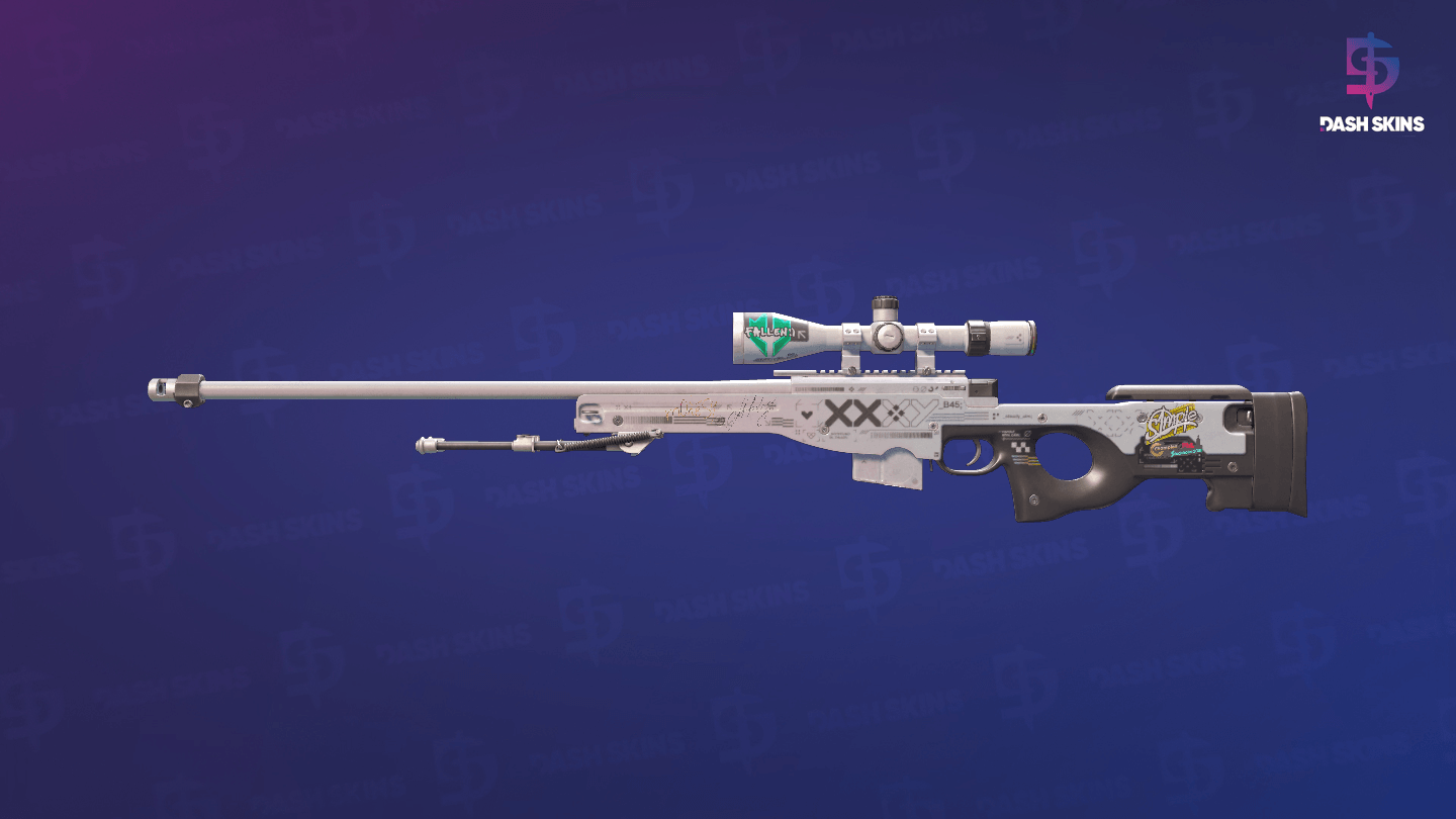 AWP | Printstream (Well-Worn) Screenshot Playside