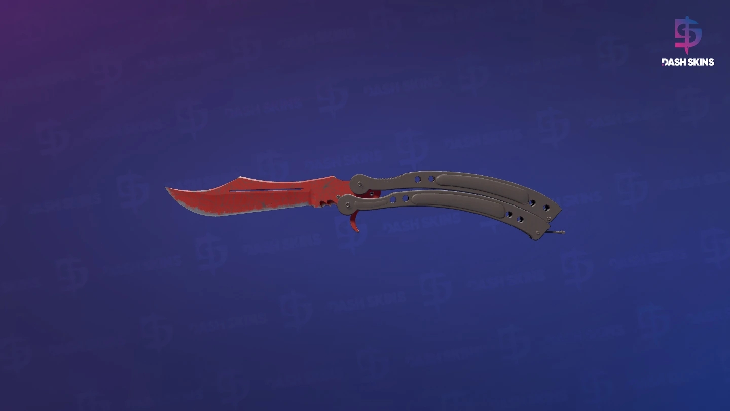 ★ Butterfly Knife | Crimson Web (Field-Tested) Screenshot Playside