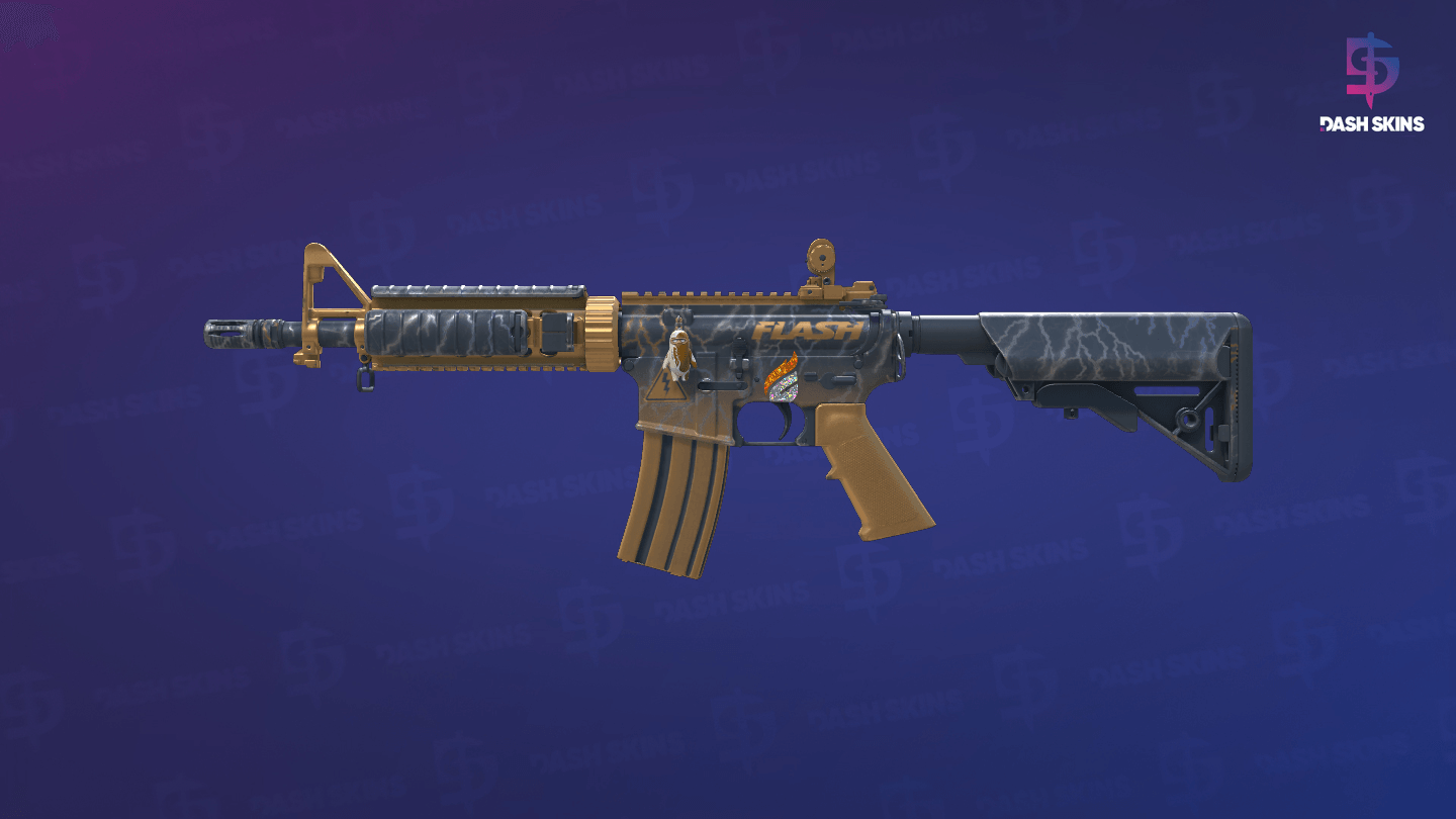 M4A4 | Sheet Lightning (Minimal Wear) Screenshot Playside