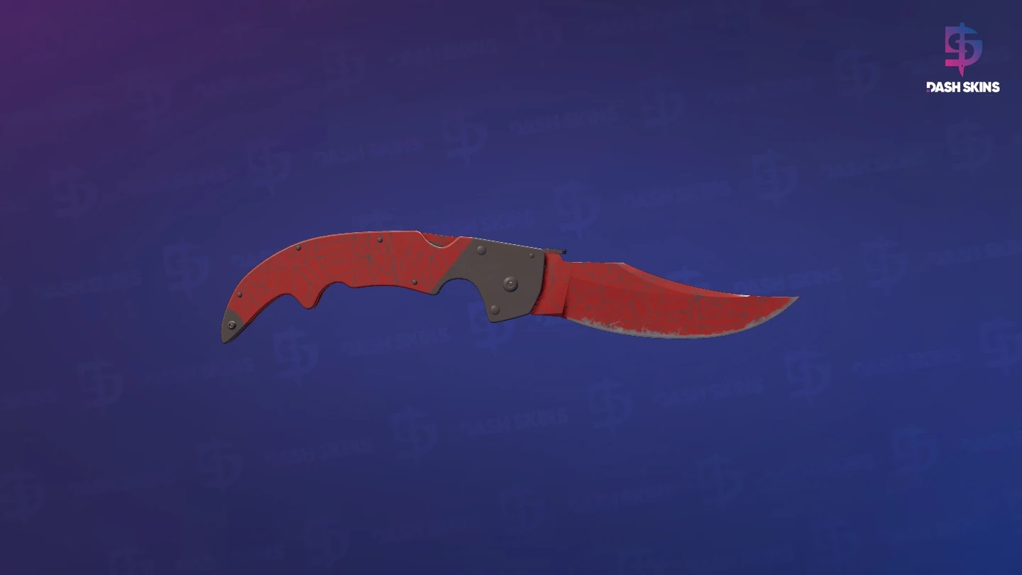 ★ Falchion Knife | Crimson Web (Field-Tested) Screenshot Playside