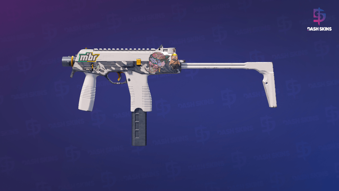 MP9 | Arctic Tri-Tone (Minimal Wear) Screenshot Playside