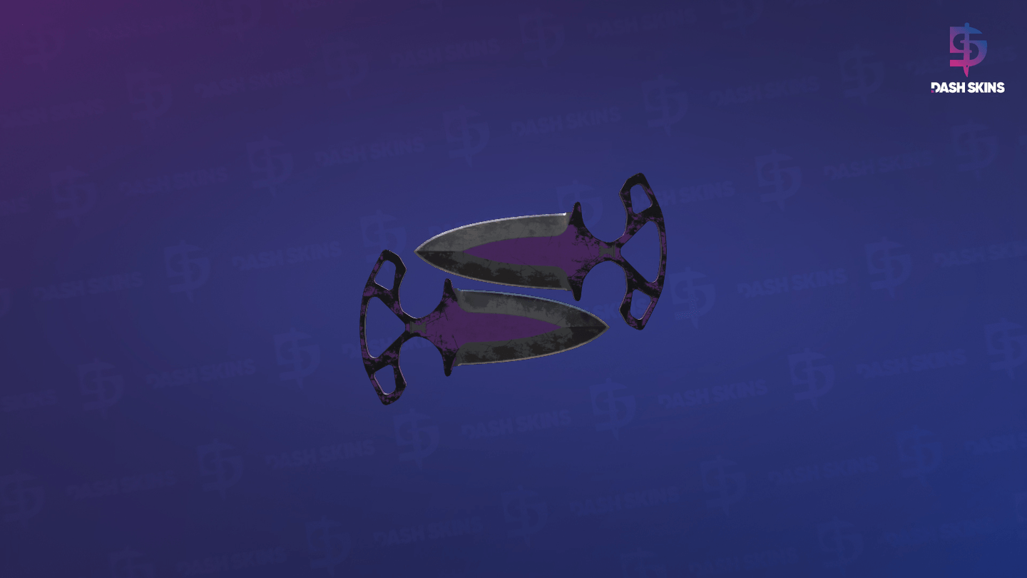 ★ Shadow Daggers | Ultraviolet (Battle-Scarred) Screenshot Playside